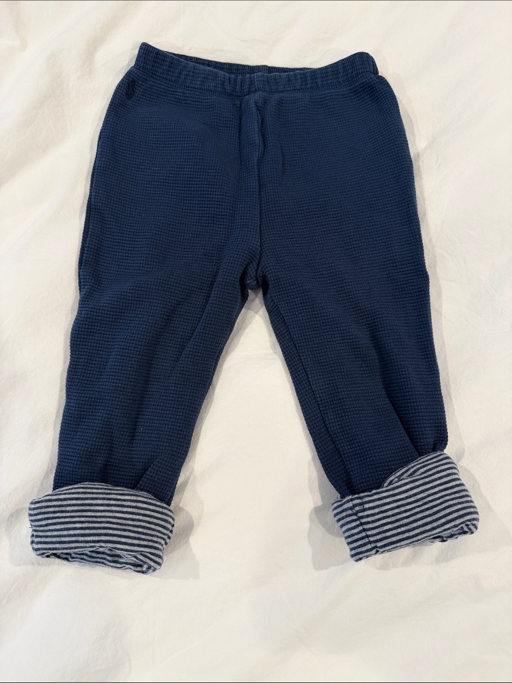 Ralph Lauren Kids Navy Blue Thermal Jogger Pants 24M